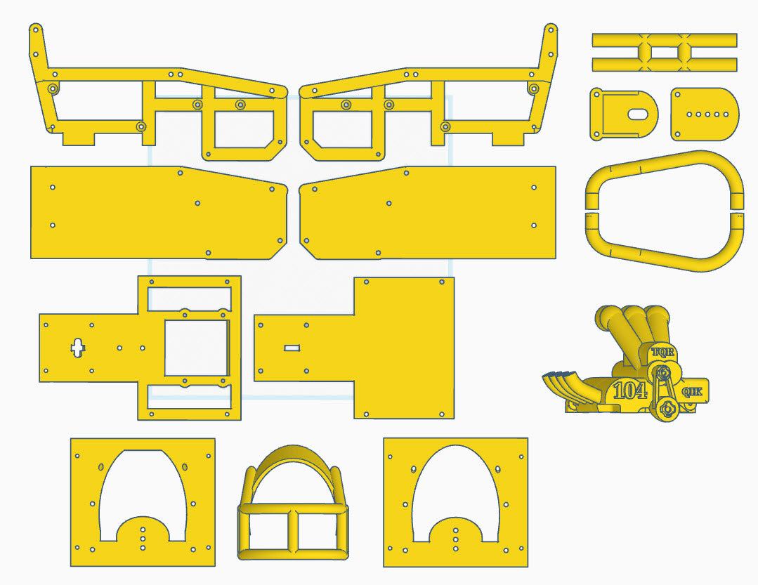 104-40 TF (Top Fuel) Body