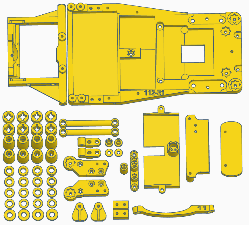 112-30 TQ12 1/12 Carpet Car Kit