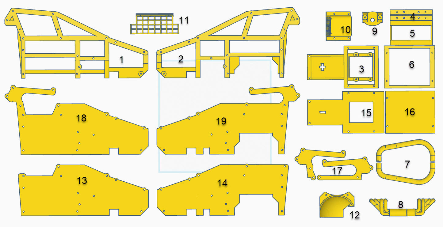 784 Complete Body & Cage